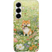 Karsu Design Samsung Galaxy S24 Uyumlu Baskılı Şeffaf Telefon Kılıfı | Koleksiyon: Cute Dog Loyalty