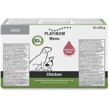 Platinum Tavuklu Yaş Köpek Maması 375GR