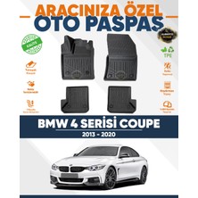 Alberto Rossi Alberto Rossı Bmw  4 Serisi F32 Cuope 2013+2020 3D Havuzlu Paspas