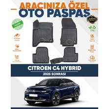Alberto Rossi Alberto Rossı Citroen  C4 Hybrıd  2025+ 3D Havuzlu Paspas