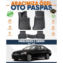 Alberto Rossi Alberto Rossı Mercedes C Serisi W205 2014+2021 3D Havuzlu Paspas