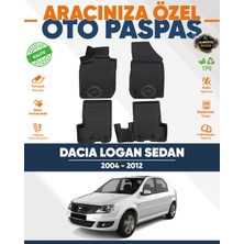 Alberto Rossi Alberto Rossı Dacıa Logan Sedan 2004+2012 3D Havuzlu Paspas