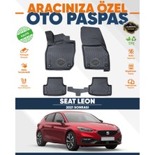 Alberto Rossi Alberto Rossı Seat  Leon Mk4 Otom. 2021+ 3D Havuzlu Paspas
