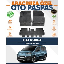 Alberto Rossi Alberto Rossı Fiat  Doblo 2023+ 3D Havuzlu Paspas