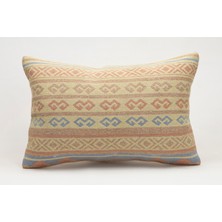 Kilim Wholesale El Yapımı Eski Kilimden Yapılmış Vintage Kırlent Kılıfı, Yün, 40X60 cm