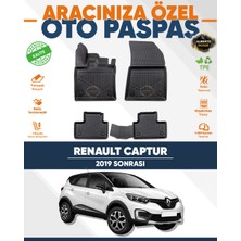 Alberto Rossi Alberto Rossı Renault  Captur 2019+ 3D Havuzlu Paspas