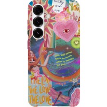 Karsu Design Samsung Galaxy A14 Uyumlu Baskılı Şeffaf Telefon Kılıfı | Koleksiyon: Energy And Aura