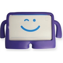 Pileli Store Pilelistore   iPad Mini 5 Kılıf Karakter Tablet Silikon - Mor