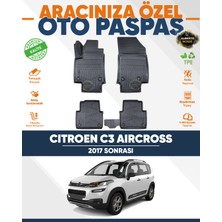 Alberto Rossi Alberto Rossı Citroen  C3 Aircross 2017+ 3D Havuzlu Paspas