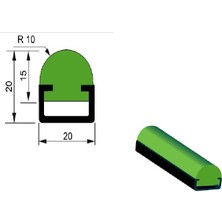 Yegal Metal Alüminyum LED Profil Genel Kullanım U Profil