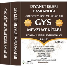 Kitap Takipçileri 2026 Gys Konu Anlatımlı Mevzuat Soru Bankası Diyanet Murakıp Sabri Benli 1500 Soru 2 Cilt 1013 Sayfa