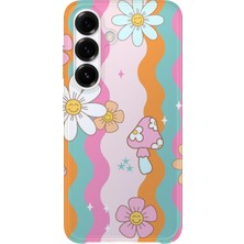 Karsu Design Samsung Galaxy A14 Uyumlu Baskılı Şeffaf Telefon Kılıfı | Koleksiyon: Y2K Retro Patterns