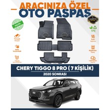 Alberto Rossi Alberto Rossı Chery Tiggo 8+ 7 Kişilik 2020+ 3D Havuzlu Paspas