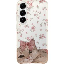 Karsu Design Samsung Galaxy A13 Uyumlu Baskılı Şeffaf Telefon Kılıfı | Koleksiyon: Soft Girl Clean Aesthetic