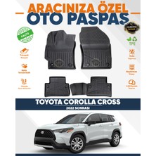 Alberto Rossi Alberto Rossı Toyota Corolla Cross 2022+ 3D Havuzlu Paspas