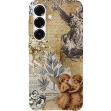 Karsu Design Samsung Galaxy A52 Uyumlu Baskılı Şeffaf Telefon Kılıfı | Koleksiyon: Angel And Spiritual