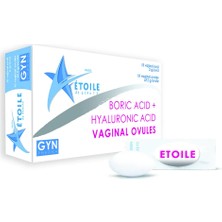 MON ETOILE DE BEAUTE Mon Etoıle  Borıc Acıd + Hyaluronıc Acıd  Ovules 300MG (2gr/10 Ovül)