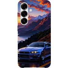 Karsu Design Samsung Galaxy A15 Uyumlu Baskılı Şeffaf Telefon Kılıfı | Koleksiyon: Automobile Life Style