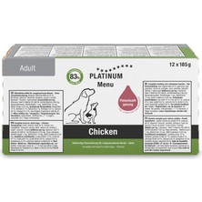Platinum Tavuklu Yaş Köpek Maması 185GR