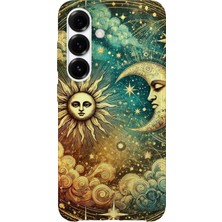 Karsu Design Samsung Galaxy A17 Uyumlu Baskılı Şeffaf Telefon Kılıfı | Koleksiyon: Moon Phases