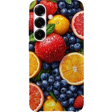 Karsu Design Samsung Galaxy A32 Uyumlu Baskılı Şeffaf Telefon Kılıfı | Koleksiyon: Fruits And Vegetables