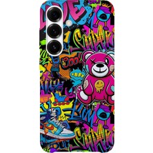 Karsu Design Samsung Galaxy S26 Uyumlu Baskılı Şeffaf Telefon Kılıfı | Koleksiyon: Grafitti Street Art