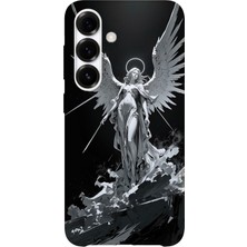 Karsu Design Samsung Galaxy S25 Fe Uyumlu Baskılı Şeffaf Telefon Kılıfı | Koleksiyon: Angel And Spiritual