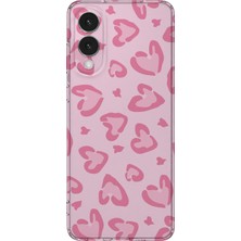 Karsu Design Samsung Galaxy S25 Edge Uyumlu Baskılı Şeffaf Telefon Kılıfı | Koleksiyon: Pink Aesthetic