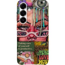 Karsu Design Samsung Galaxy S25 Fe Uyumlu Baskılı Şeffaf Telefon Kılıfı | Koleksiyon: Energy And Aura