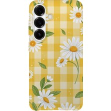 Karsu Design Samsung Galaxy S23 Plus Uyumlu Baskılı Şeffaf Telefon Kılıfı | Koleksiyon: Soft Daisy