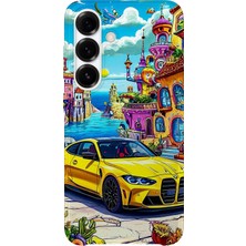 Karsu Design Samsung Galaxy A34 Uyumlu Baskılı Şeffaf Telefon Kılıfı | Koleksiyon: Automobile Life Style