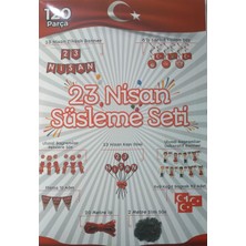 Party Country 23 Nisan Süsleme Seti 120 Parça