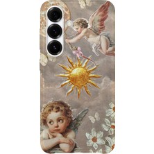 Karsu Design Samsung Galaxy A57 Uyumlu Baskılı Şeffaf Telefon Kılıfı | Koleksiyon: Angel And Spiritual