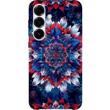 Karsu Design Samsung Galaxy S24 Fe Uyumlu Baskılı Şeffaf Telefon Kılıfı | Koleksiyon: Mandala Art