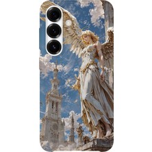 Karsu Design Samsung Galaxy A57 Uyumlu Baskılı Şeffaf Telefon Kılıfı | Koleksiyon: Angel And Spiritual