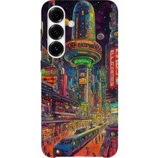 Karsu Design Samsung Galaxy A26 Uyumlu Baskılı Şeffaf Telefon Kılıfı | Koleksiyon: Cyberpunk Theme