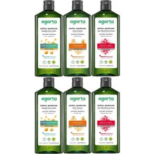 Agarta Doğal Şampuan 400 ml Kepek Karşıtı - Ardıç Katranı,keratin - Saç Dökülmesine (6 Lı Karma Set)