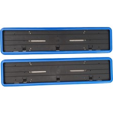 KSB Store Çerçeveli Plakalık Plaka Altlığı Mavi 2'li