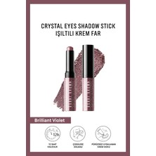 Bobbi Brown Crystal Eyes Shadow Stick Işıltılı Krem Far - Brilliant Violet