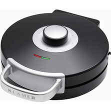 Klamer Kalp Şekilli Waffle Makinesi 1000W Yapışmaz Kaplama