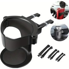 KSB Store Araç Içi Havalandırma Izgarası Şişe ve Bardak Tutucu Siyah ONP820