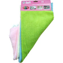 KSB Store Suff Mikrofiber Oto Temizlik Bezi Havlu 4'lü 32X32CM