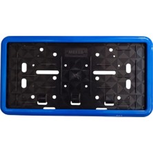 Çerçeveli Dikdörtgen  Plakalık Plaka Altlığı Mavi 32X17CM 1 Adet