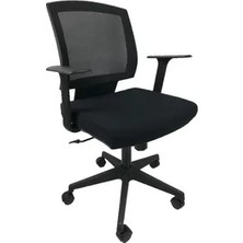 Vivense Goldsit Reks One Fileli Çalışma Koltuğu, 100 P, Siyah Kumaş