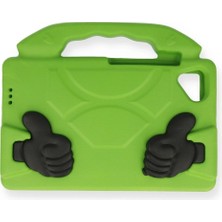 Pileli Store Pilelistore   iPad 5 Air 9.7 Kılıf Like Stantlı Tablet Silikon - Yeşil