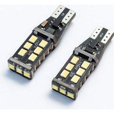 T15 LED Ampul 15 Ledli Canbuslı Ultra Parlak Beyaz