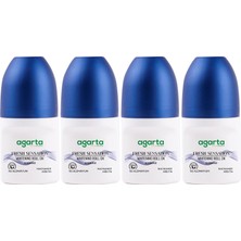 Agarta Roll-On Erkek 50 ml Fresh Sensatıon (24 Saat Etkili Ter Kokusu Önleyici) (4 Lü Set)