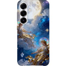 Karsu Design Samsung Galaxy A16 Uyumlu Baskılı Şeffaf Telefon Kılıfı | Koleksiyon: Angel And Spiritual