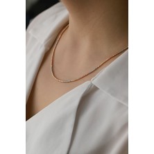 Aydın Kuyumculuk 14 Ayar Altın,üçrenk Dorika Toplu Kolye AGKLY712