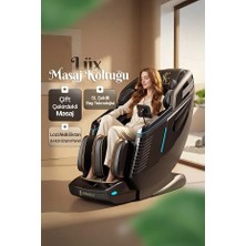 Ensiga Premıum Tüm Vücut Sıfır Yerçekimi Baş Hava Yastıklı Ikili Çekirdek Elektrikli Lüks Masaj Koltuğu